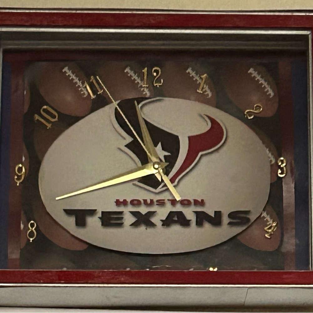Logo Wall Clock in Red, White & Black